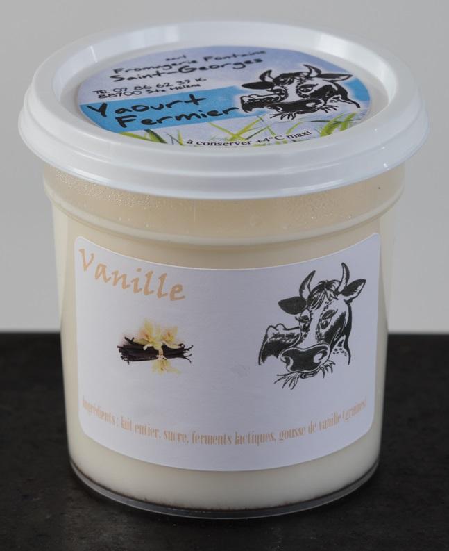 Yaourt vanille au lait de chèvre — Yaourts